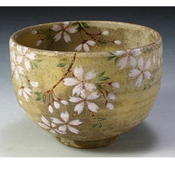 Dancing Cherry Tree Matcha Bowl