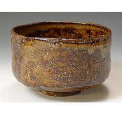 Rust-like Kiln Finish Matcha Bowl