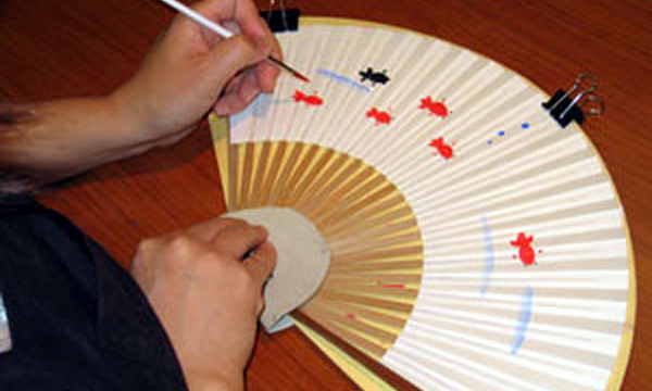 Sensu Fan Painting Experience　Maisendo, Gion Shop