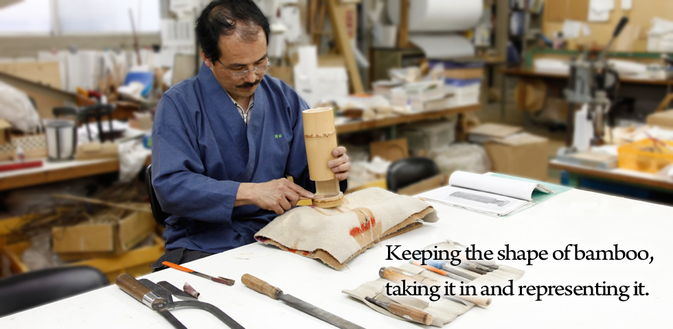 Keeping the shape of bamboo, taking it in and representing it. ｜Takano Chikko Fukensai, Souriyo Masuda