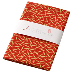 Kyoto Yuzen-Dyed Tenugui Hand Towel, Chili Peppers